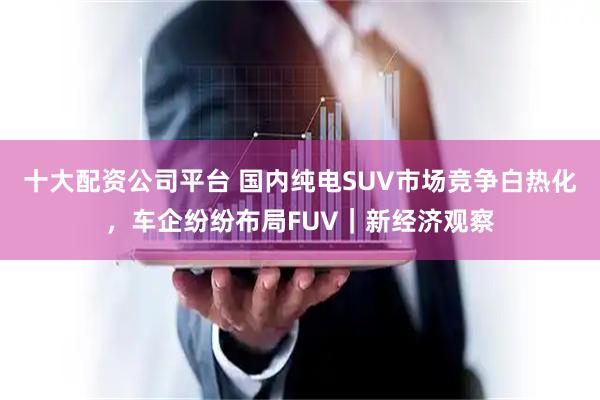 十大配资公司平台 国内纯电SUV市场竞争白热化，车企纷纷布局FUV｜新经济观察